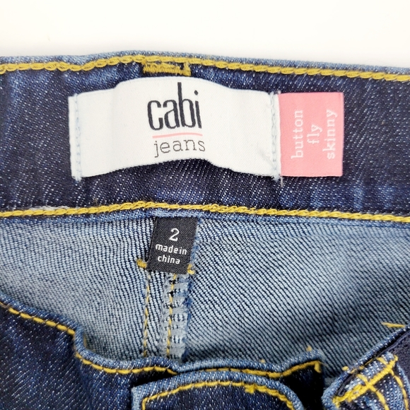 Cabi Button Fly Skinny Jeans - Picture 6 of 7